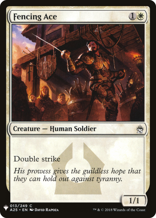 Fencing Ace (LIST-A25-13) - The List
