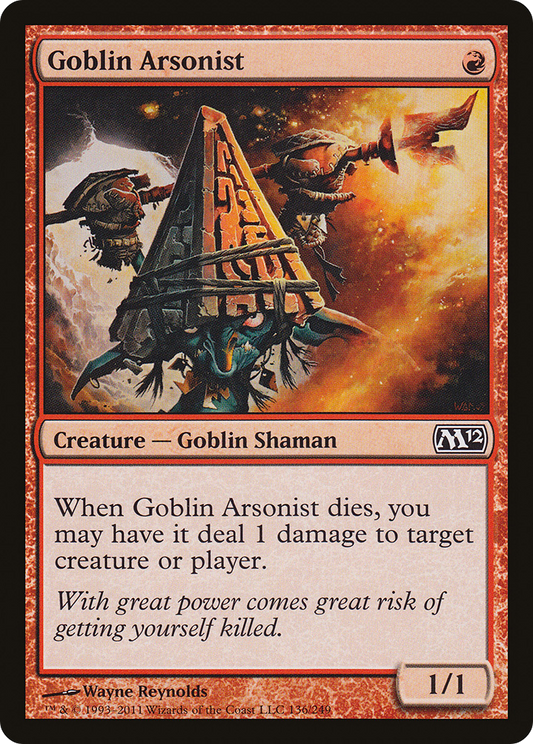 Goblin Arsonist (M12-136) - Magic 2012 Foil