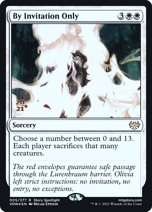 By Invitation Only (PRE-05S) - Innistrad: Crimson Vow Promos (Prerelease) Foil