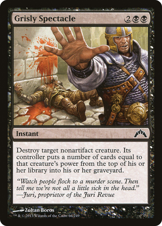 Grisly Spectacle (GTC-066) - Gatecrash Foil