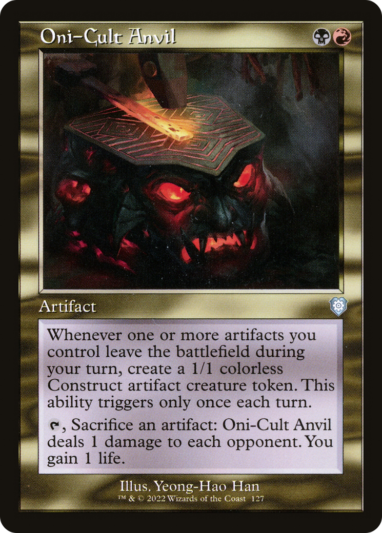 Oni-Cult Anvil (Retro Frame) (BRC-127) - The Brothers' War Commander