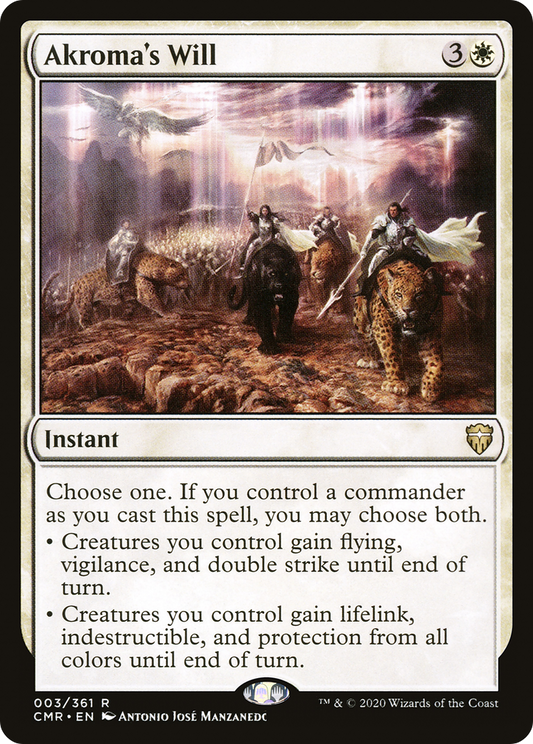 Akroma's Will (CMR-003) - Commander Legends Foil