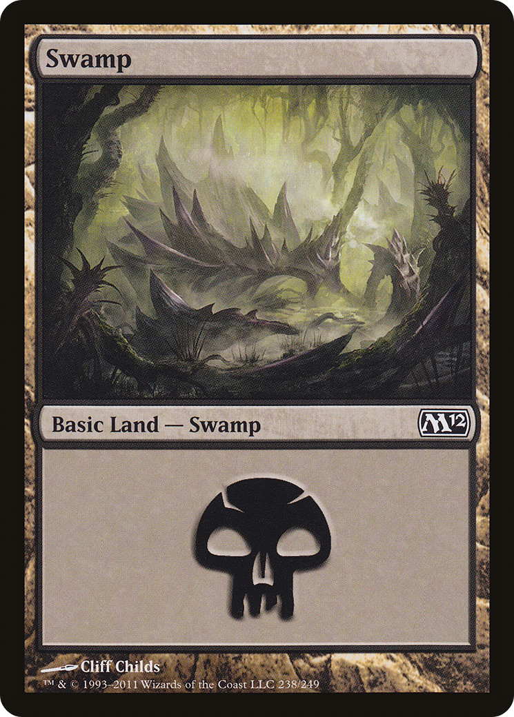 Swamp (M12-238) - Magic 2012 Foil