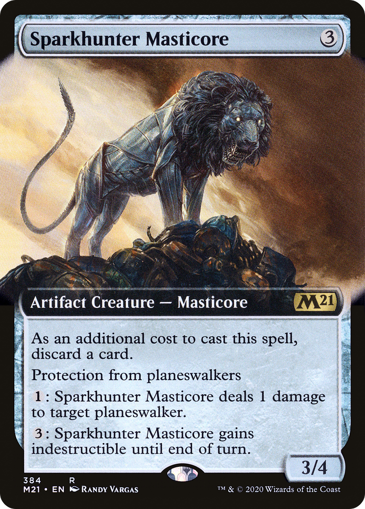 Sparkhunter Masticore (M21-384) - Core Set 2021: (Extended Art)