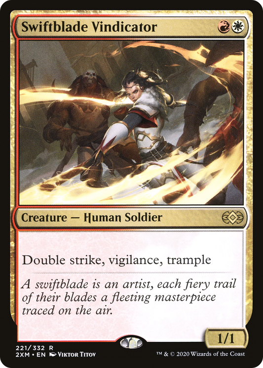 Swiftblade Vindicator (2XM-221) - Double Masters Foil