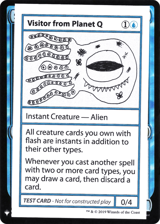 Visitor from Planet Q (CMB1-033) - Mystery Booster Playtest Cards 2019