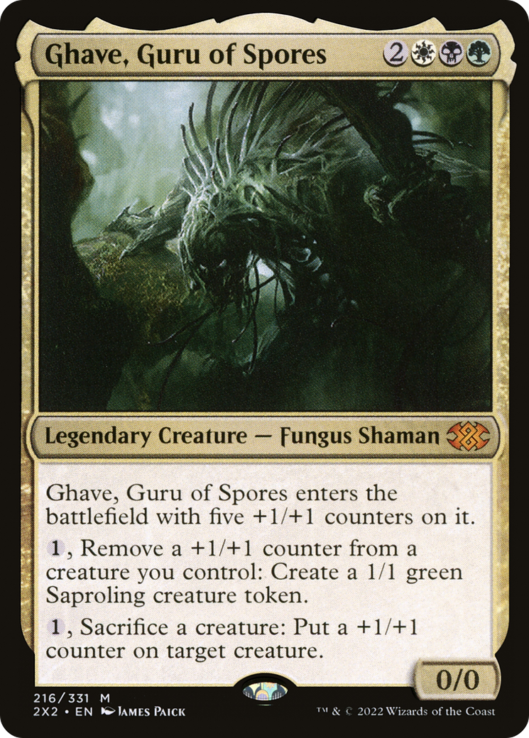 Ghave, Guru of Spores (2X2-216) - Double Masters 2022