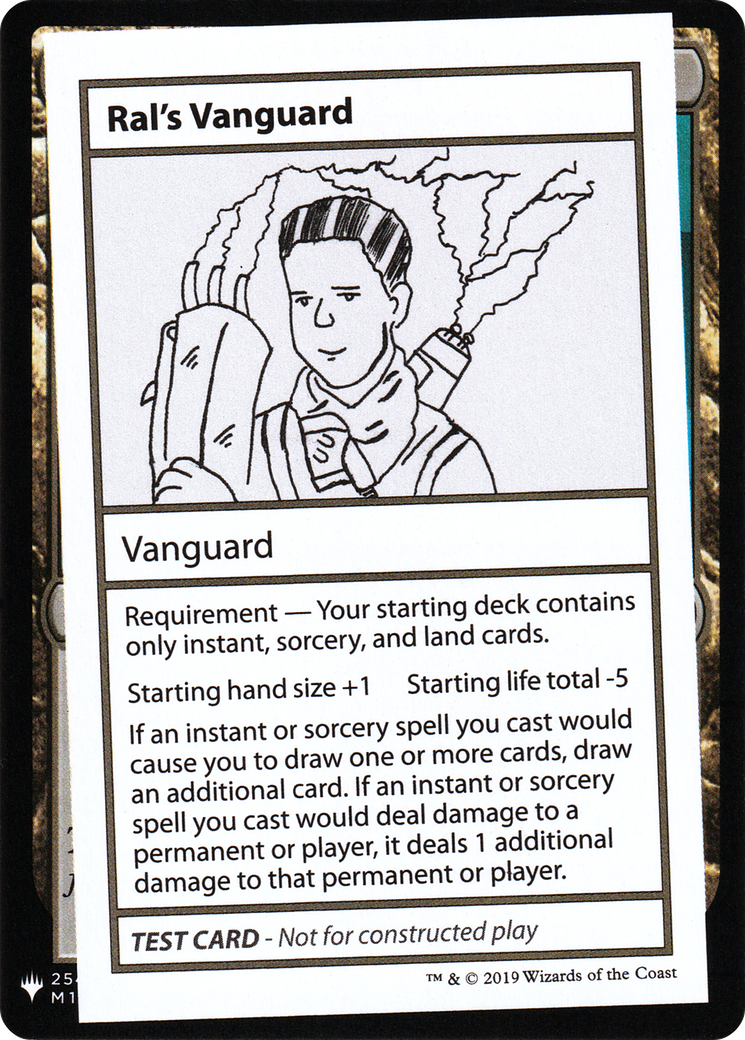 Ral's Vanguard (CMB1-001) - Mystery Booster Playtest Cards 2019