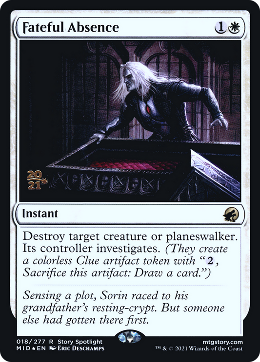 Fateful Absence (PMID-18S) - Innistrad: Midnight Hunt Promos Foil