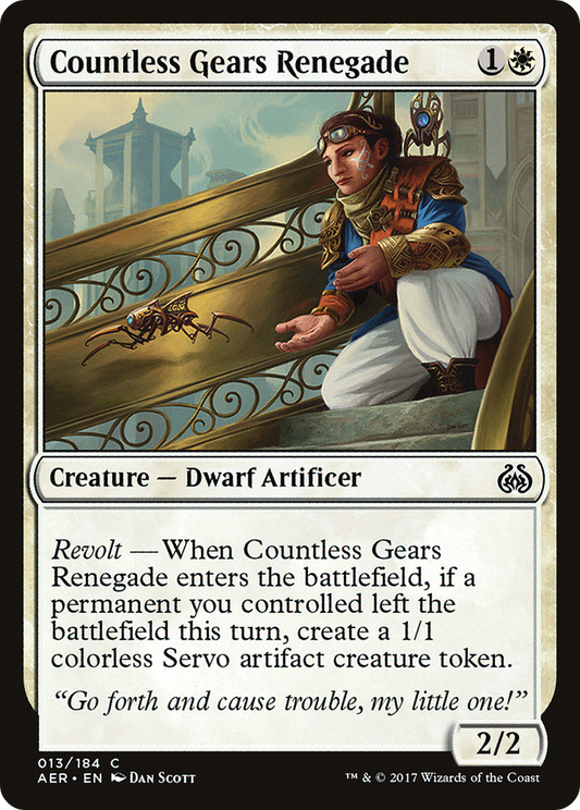 Countless Gears Renegade (AER-013) - Aether Revolt