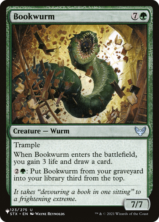 Bookwurm (LIST-STX-123) - The List