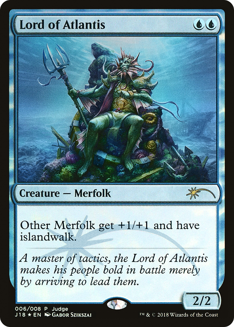 Lord of Atlantis (J18-006) - Judge Gift Cards 2018 Foil