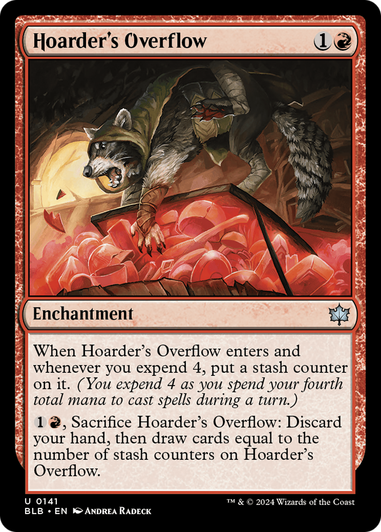 Hoarder's Overflow (BLB-141) - Bloomburrow