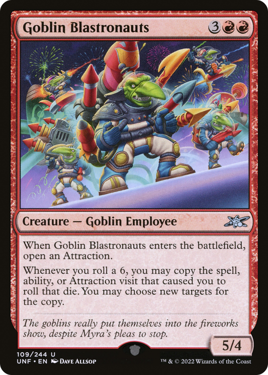 Goblin Blastronauts (UNF-109) - Unfinity Foil