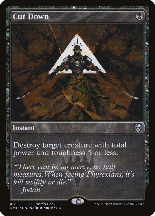 Cut Down (DMU-432) - Dominaria United Foil