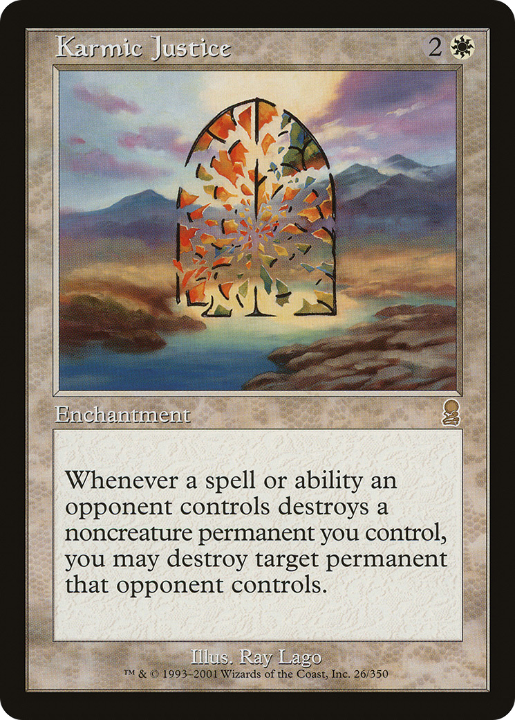 Karmic Justice (ODY-026) - Odyssey Foil