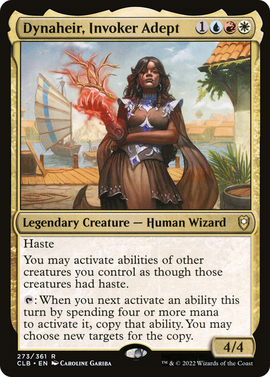 Dynaheir, Invoker Adept (CLB-273) - Commander Legends: Battle for Baldur's Gate Foil