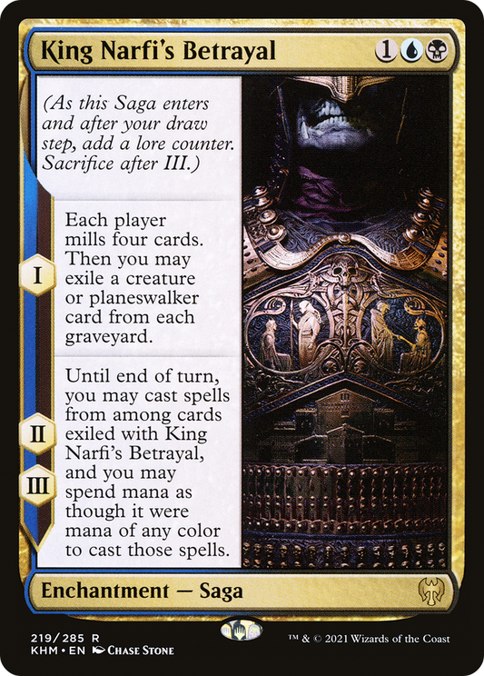 King Narfi's Betrayal (KHM-219) - Kaldheim Foil