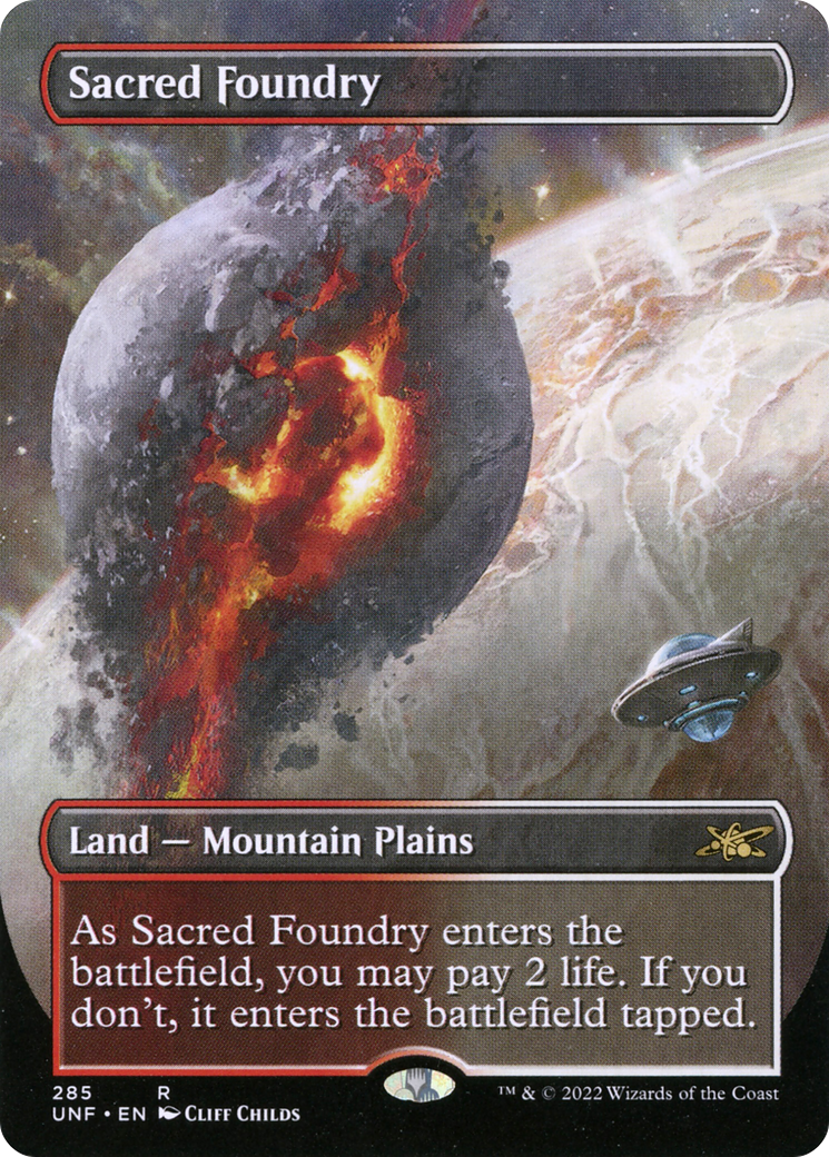 Sacred Foundry  (Borderless)(UNF-285) - Unfinity