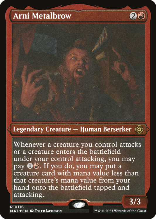 Arni Metalbrow (MAT-116) - March of the Machine: The Aftermath Etched Foil