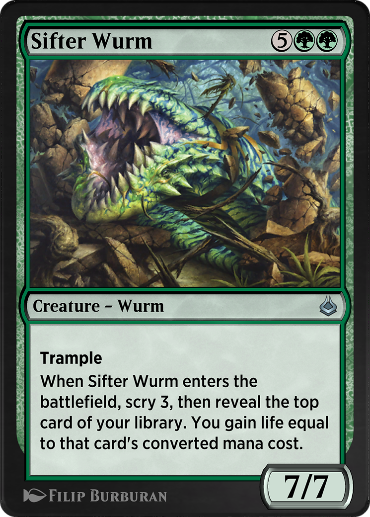 Sifter Wurm (AKR-219) - Amonkhet Remastered