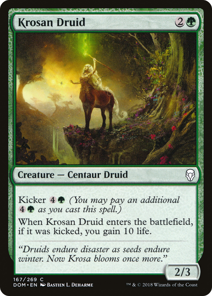 Krosan Druid (DOM-167) - Dominaria