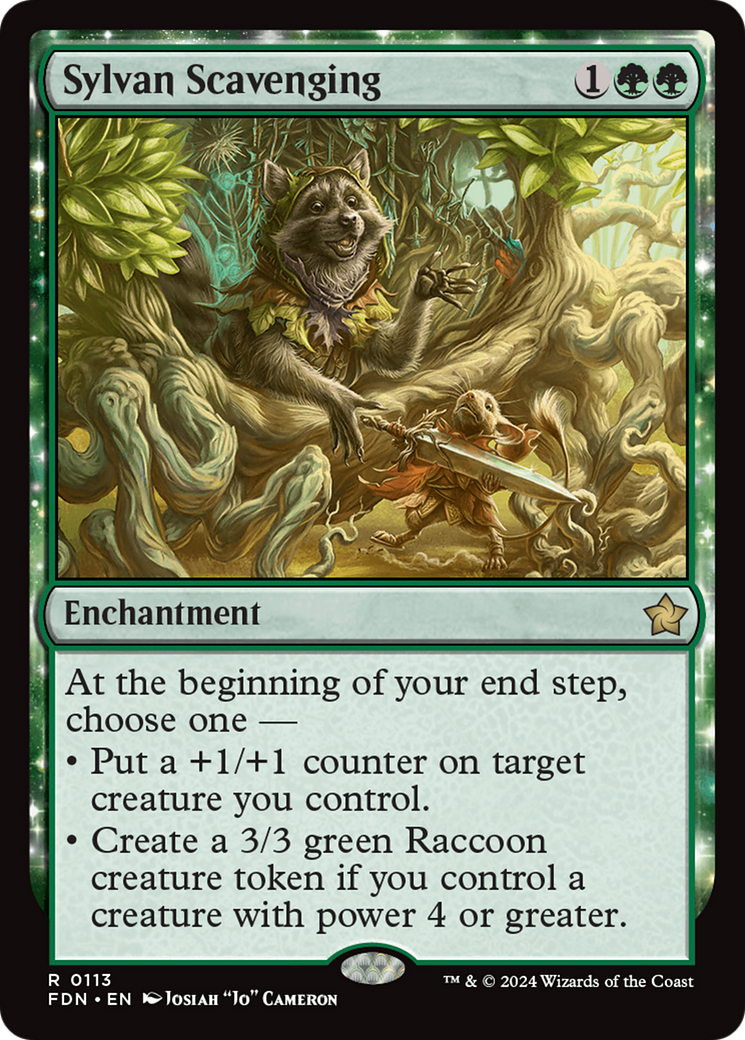 Sylvan Scavenging (FDN-113) - Foundations Foil