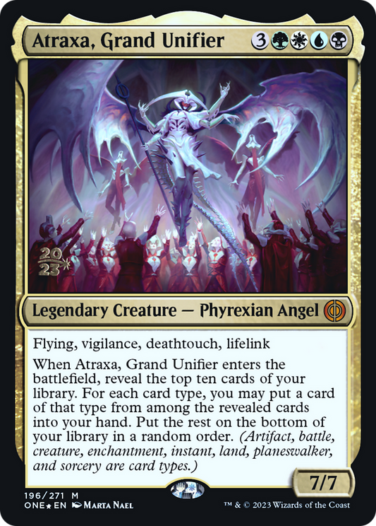 Atraxa, Grand Unifier (PONE-196S) - Phyrexia: All Will Be One Promos Foil