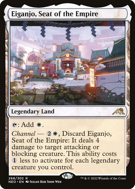 Eiganjo, Seat of the Empire (NEO-268) - Kamigawa: Neon Dynasty