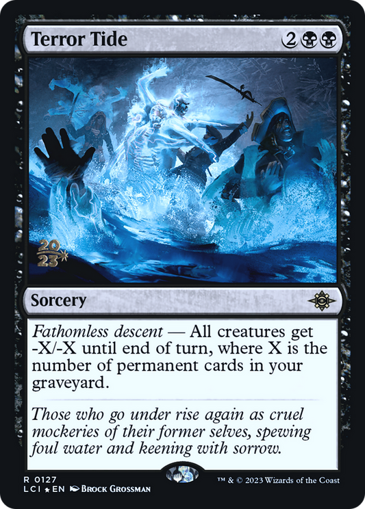 Terror Tide (PRE-127) - The Lost Caverns of Ixalan Promos (Prerelease) Foil