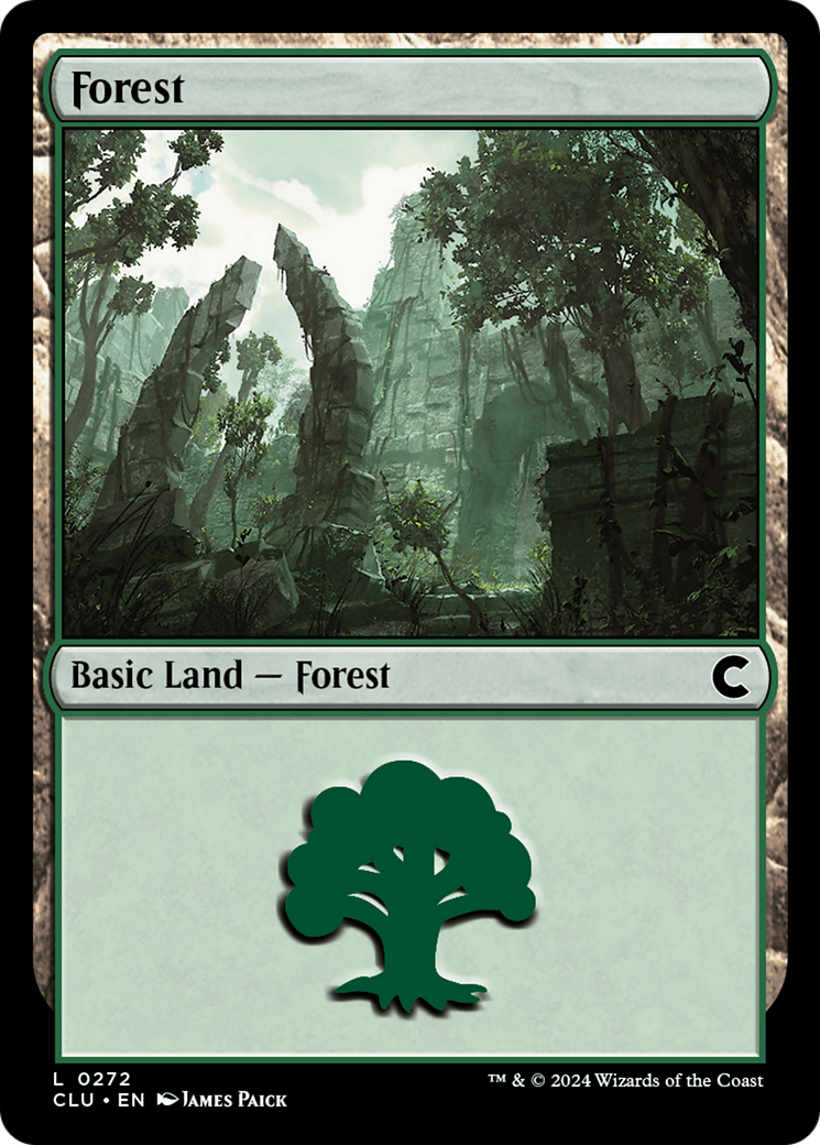 Forest (CLU-272) - Ravnica: Clue Edition