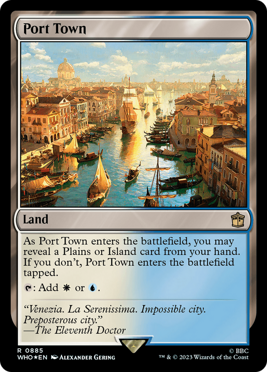 Port Town (WHO-885) - Doctor Who Foil