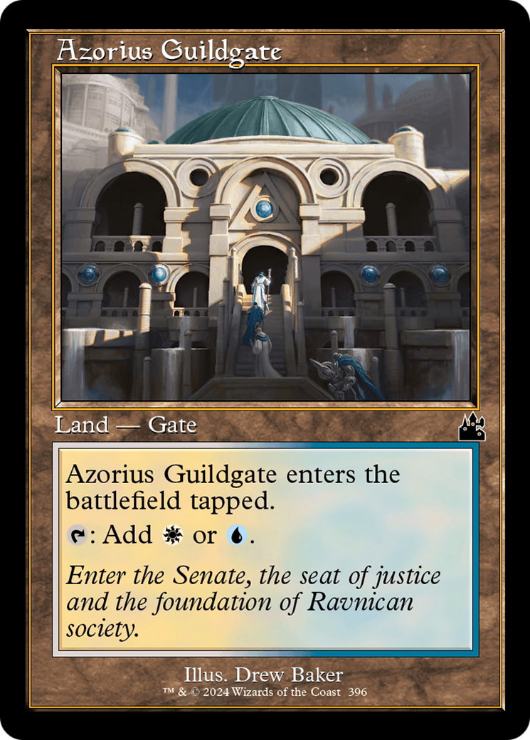 Azorius Guildgate (Retro Frame) (RVR-396) - Ravnica Remastered Foil