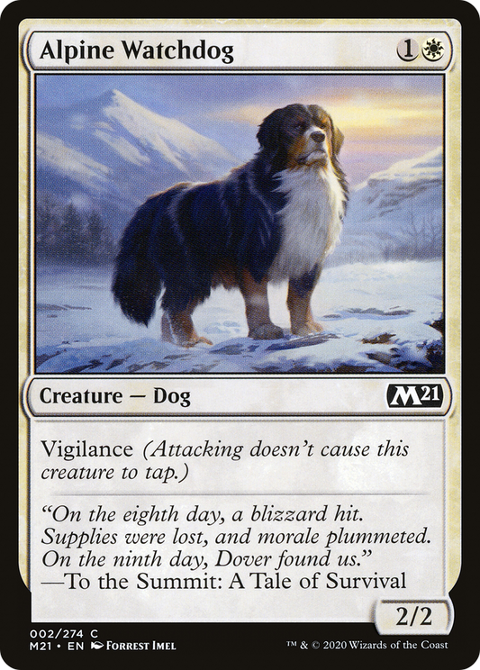 Alpine Watchdog (M21-002) - Core Set 2021 Foil