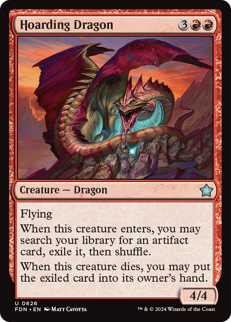 Hoarding Dragon (FDN-626) - Foundations