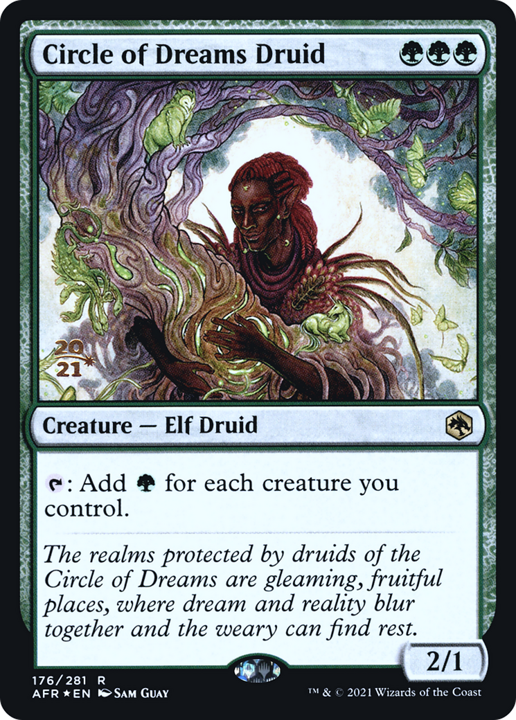Circle of Dreams Druid (PRE-176S) - Adventures in the Forgotten Realms Promos (Prerelease) Foil