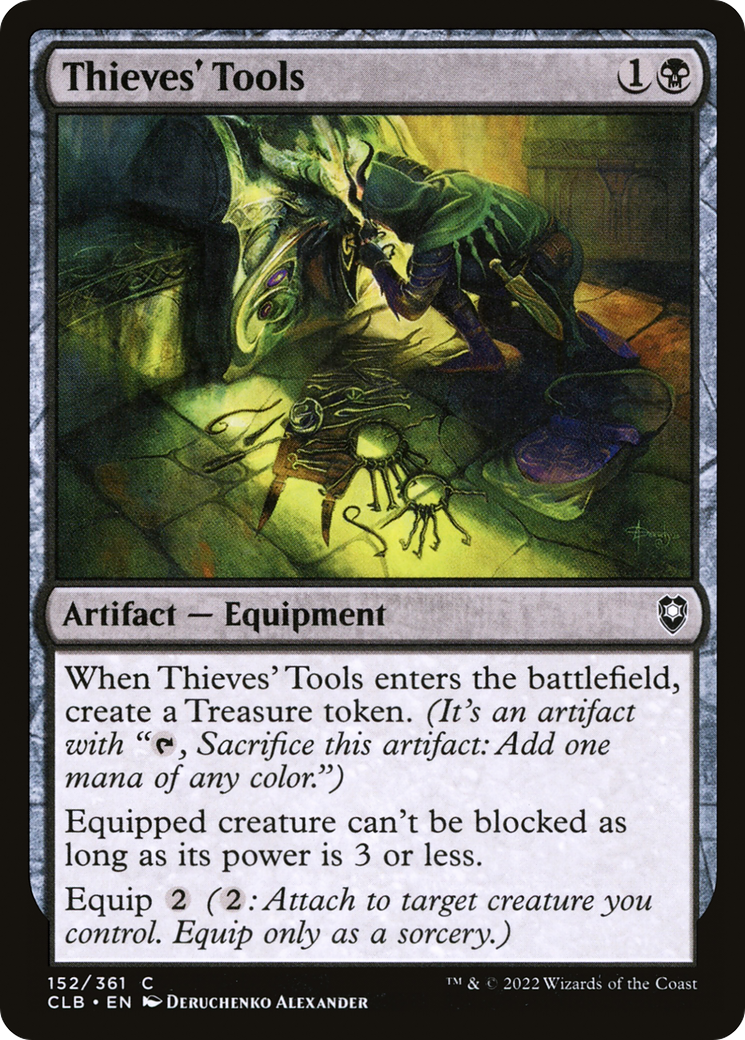 Thieves' Tools  (CLB-152) - Commander Legends: Battle for Baldur's Gate Foil