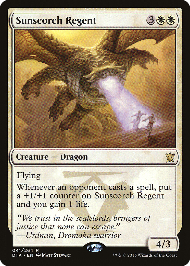 Sunscorch Regent (DTK-041) - Dragons of Tarkir