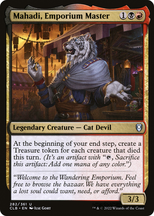 Mahadi, Emporium Master (CLB-282) - Commander Legends: Battle for Baldur's Gate