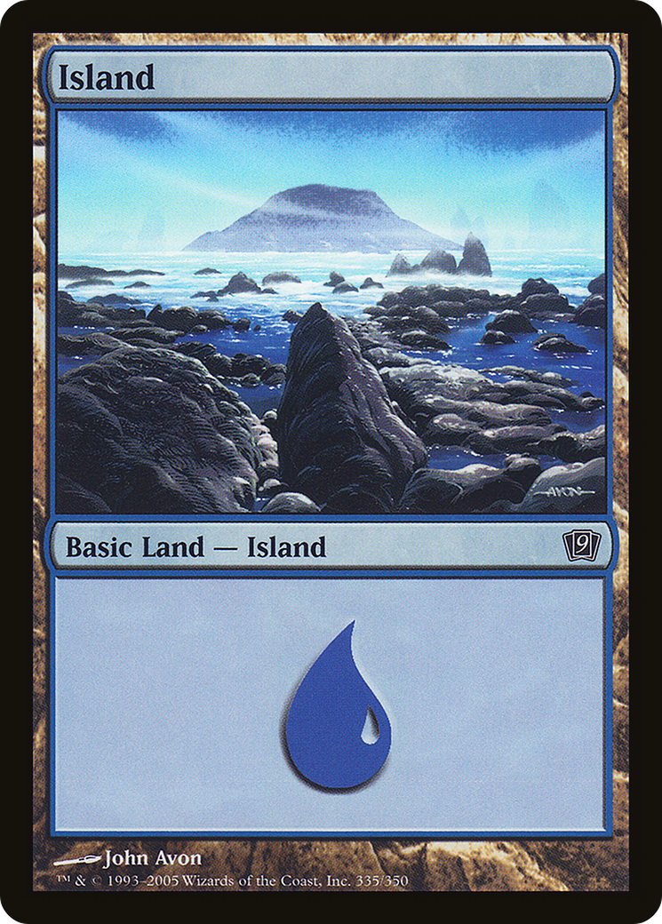 Island (9ED-335★) - Ninth Edition Foil