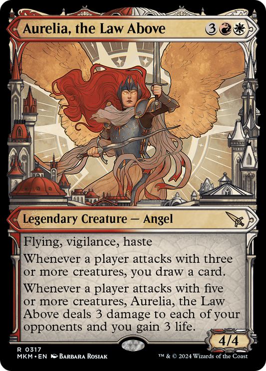 Aurelia, the Law Above (MKM-317) - Murders at Karlov Manor: (Showcase) Foil