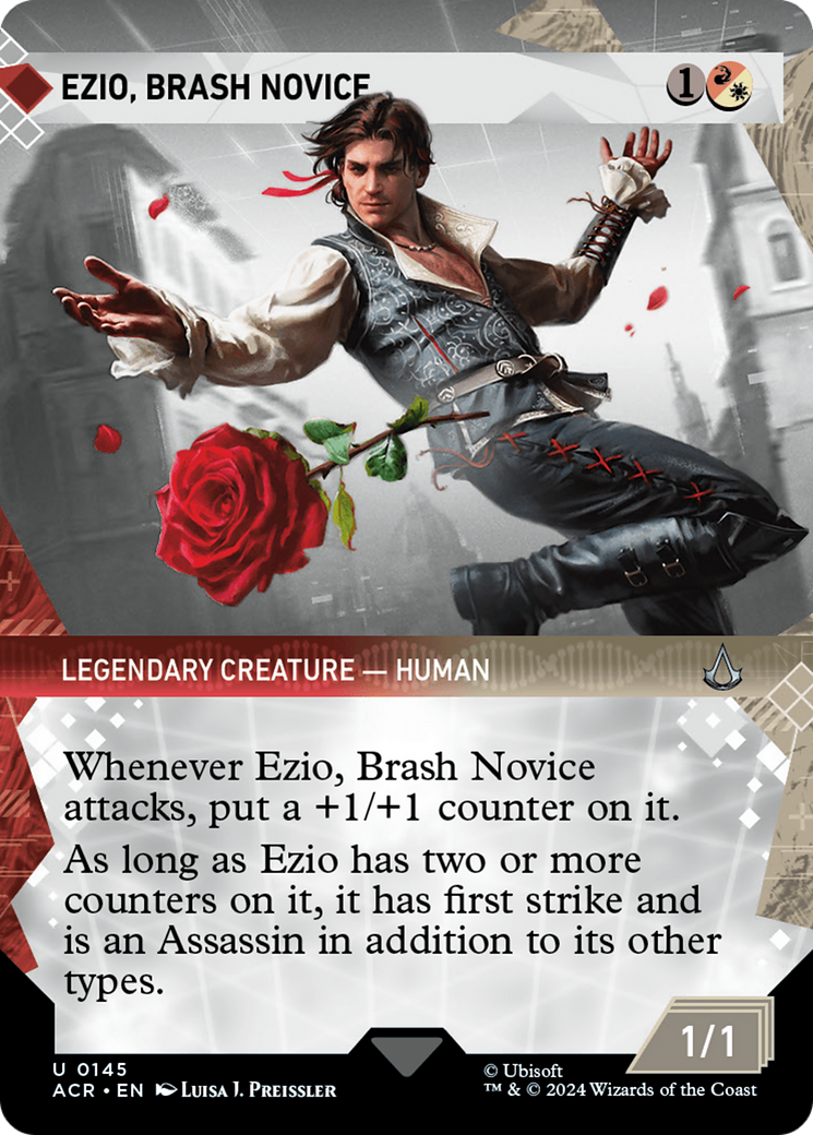 Ezio, Brash Novice (ACR-145) - Assassin's Creed: (Showcase) (Borderless)