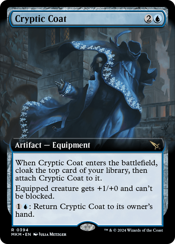 Cryptic Coat (MKM-394) - Murders at Karlov Manor: (Extended Art) Foil