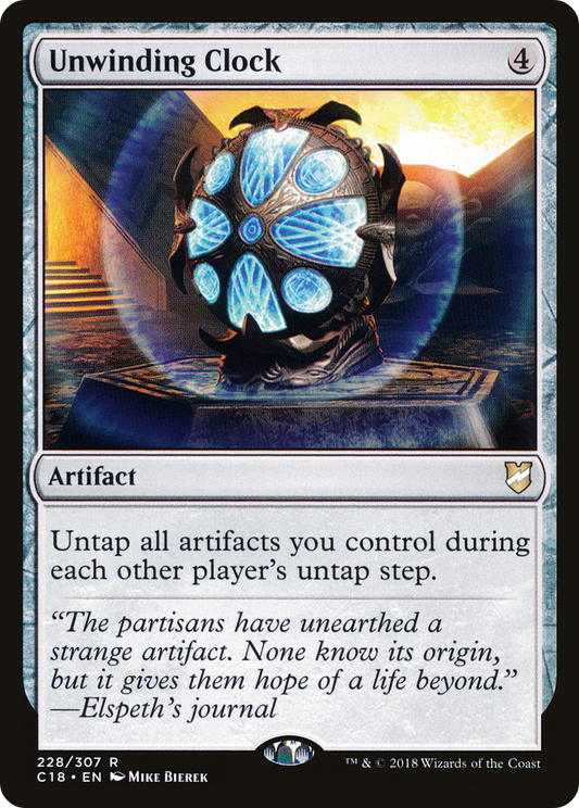 Unwinding Clock (C18-228) - Commander 2018