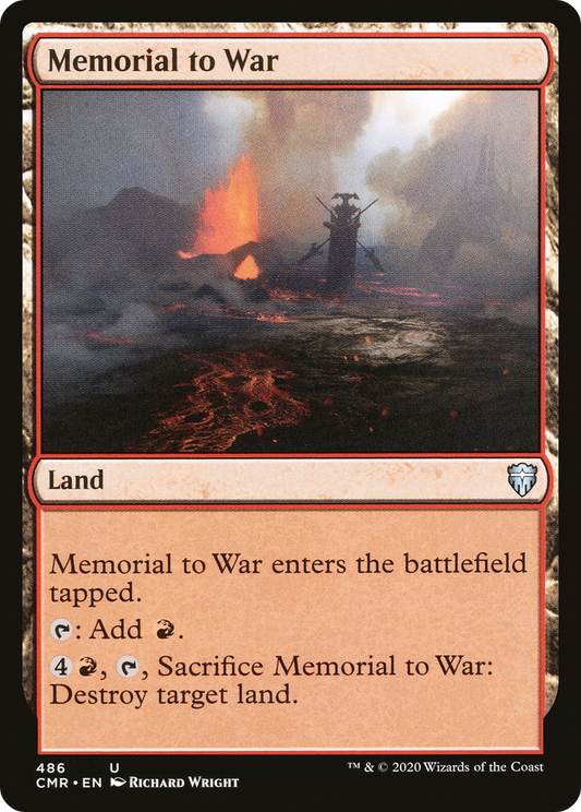 Memorial to War (CMR-486) - Commander Legends