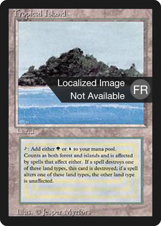 Tropical Island (FBB-288) - Foreign Black Border