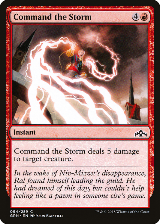 Command the Storm (GRN-094) - Guilds of Ravnica