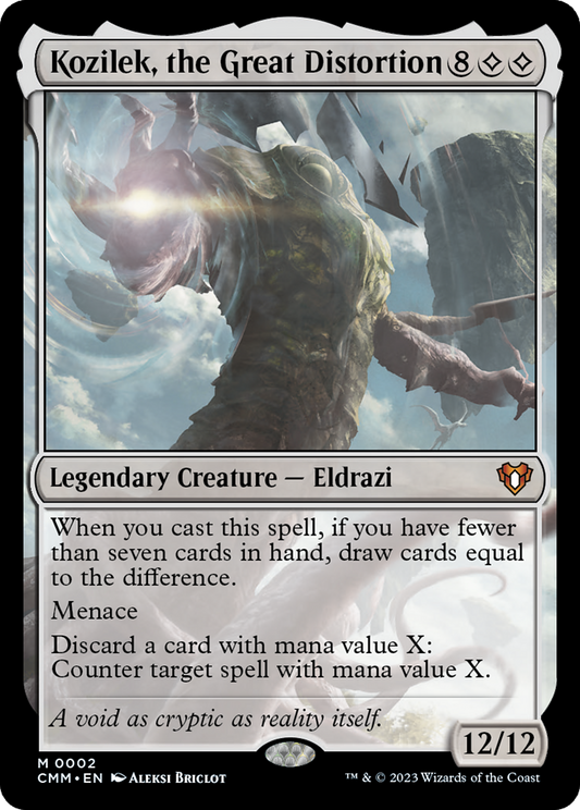 Kozilek, the Great Distortion (CMM-002) - Commander Masters Foil