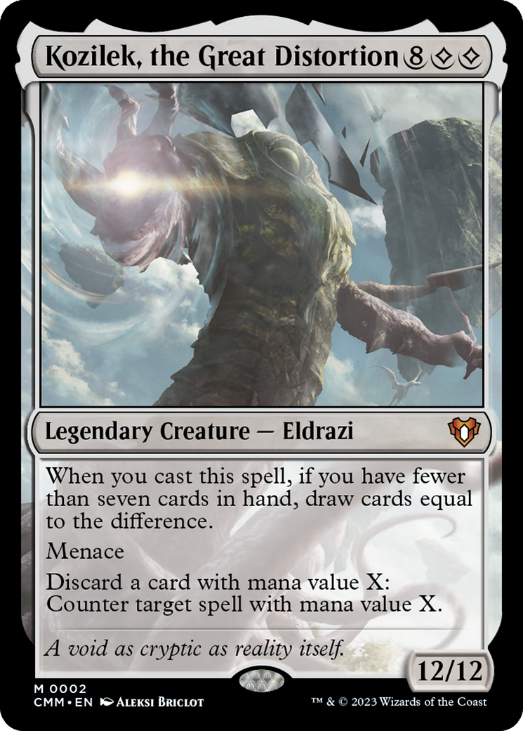 Kozilek, the Great Distortion (CMM-002) - Commander Masters