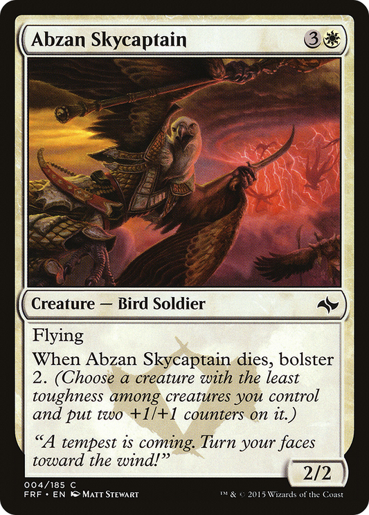 Abzan Skycaptain (FRF-004) - Fate Reforged